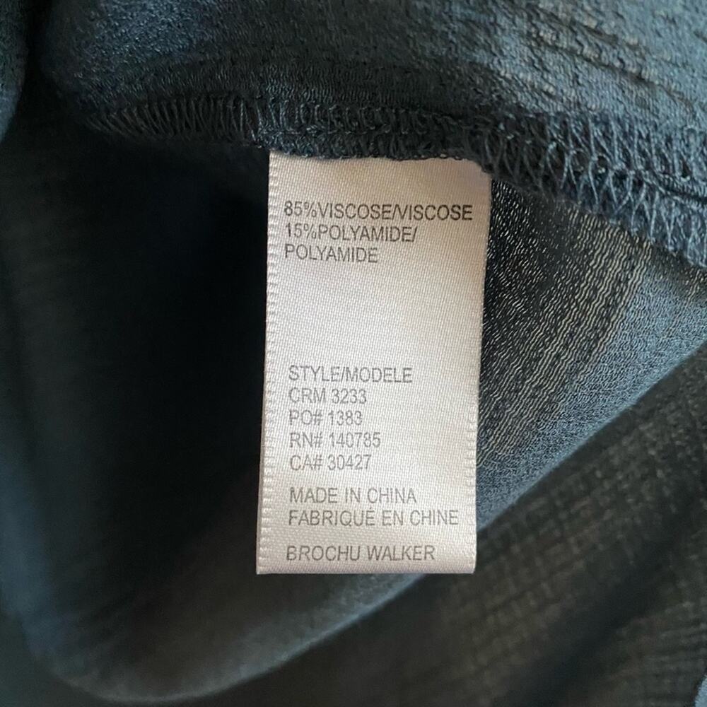 Brochu Walker Jaxon Popover Blouse in Oceanic Blue Size Small - Picture 9 of 11
